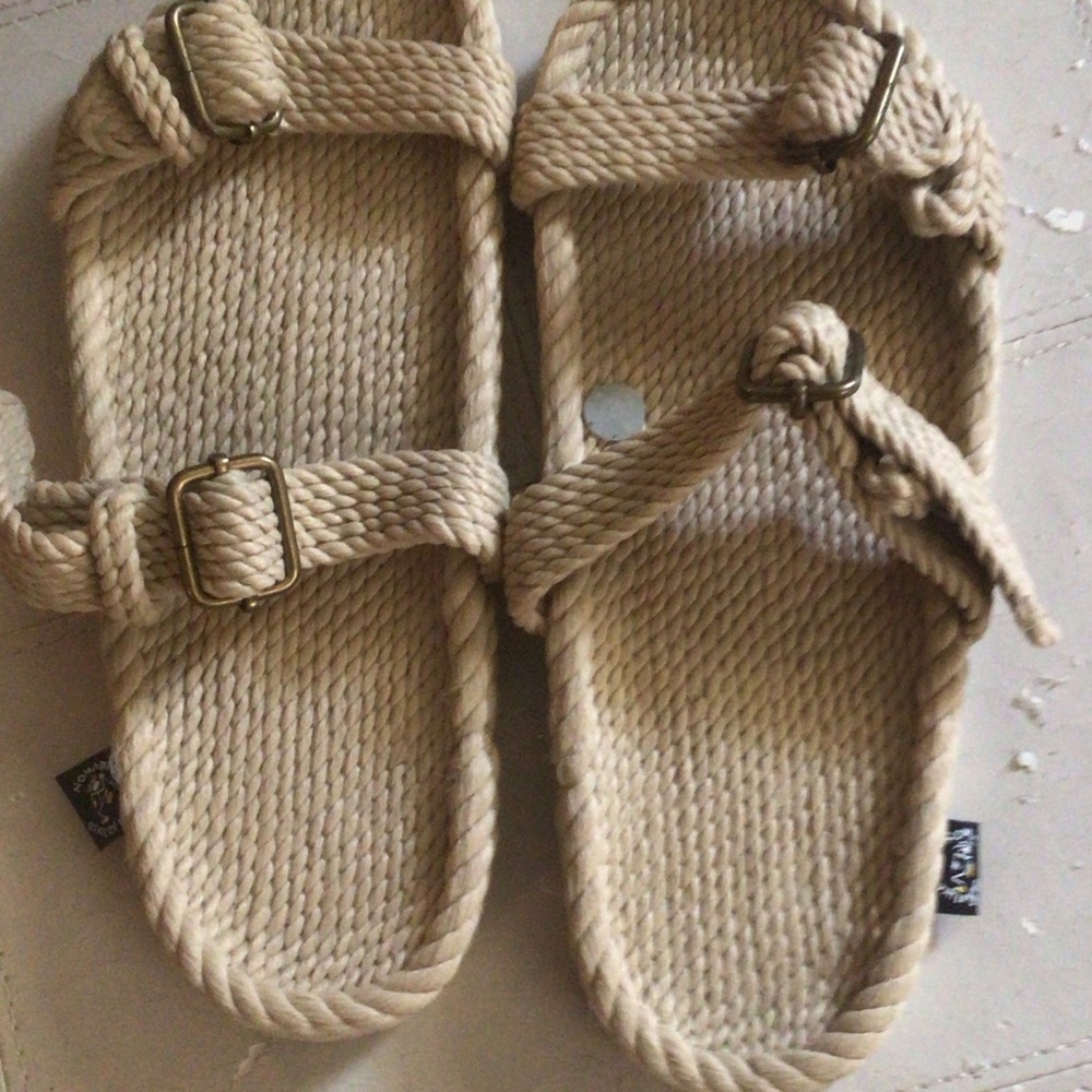 Nomadic state of mind double buckle sandals with sole sz40